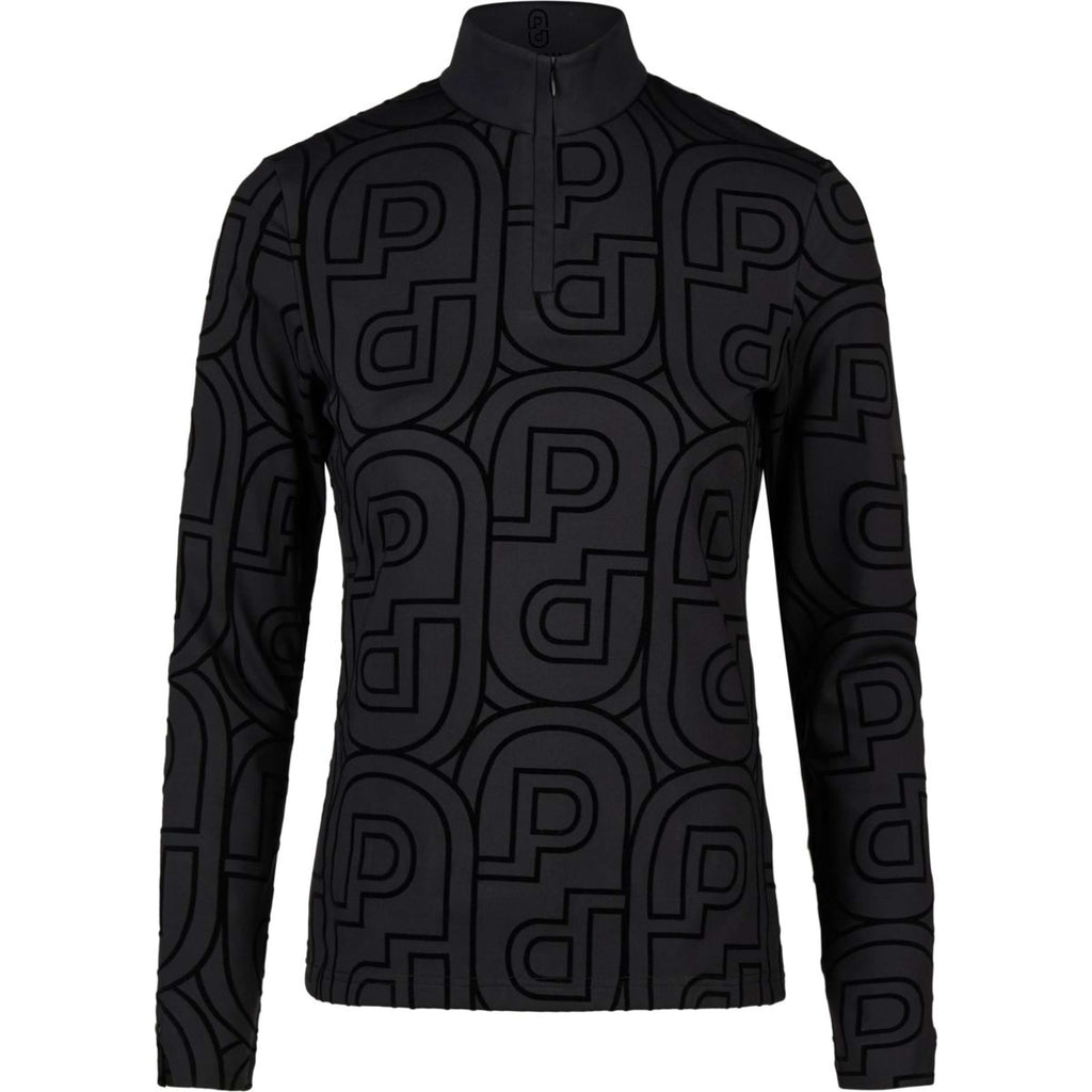 Pikeur Shirt Zip Print Selection AW26 Lange Mouwen Zwart