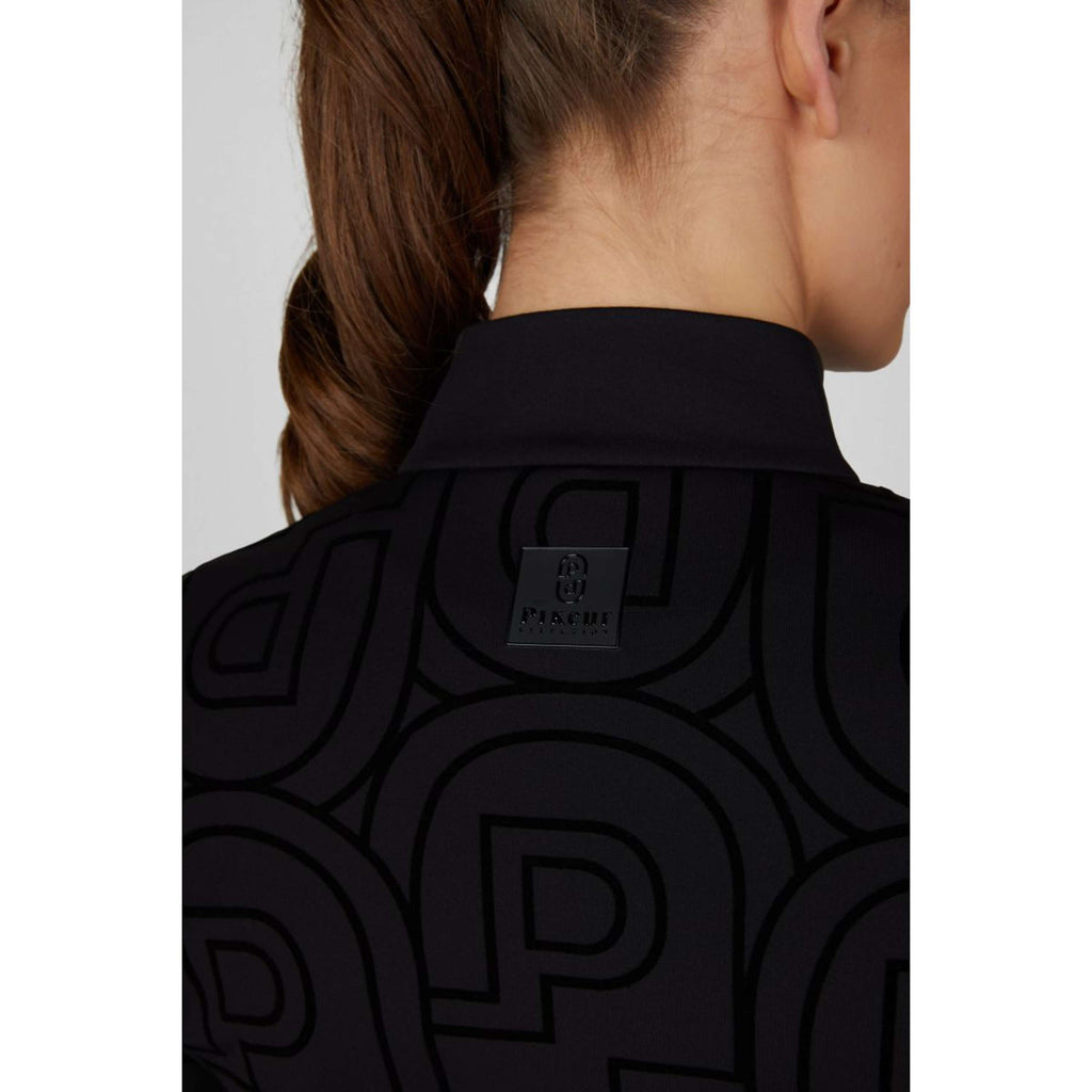 Pikeur Shirt Zip Print Selection AW26 Lange Mouwen Zwart