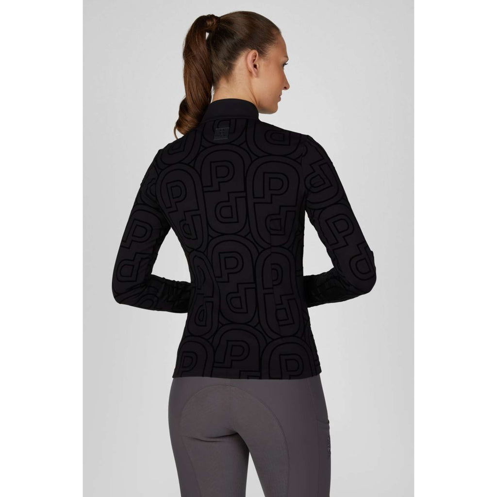 Pikeur Shirt Zip Print Selection AW26 Lange Mouwen Zwart