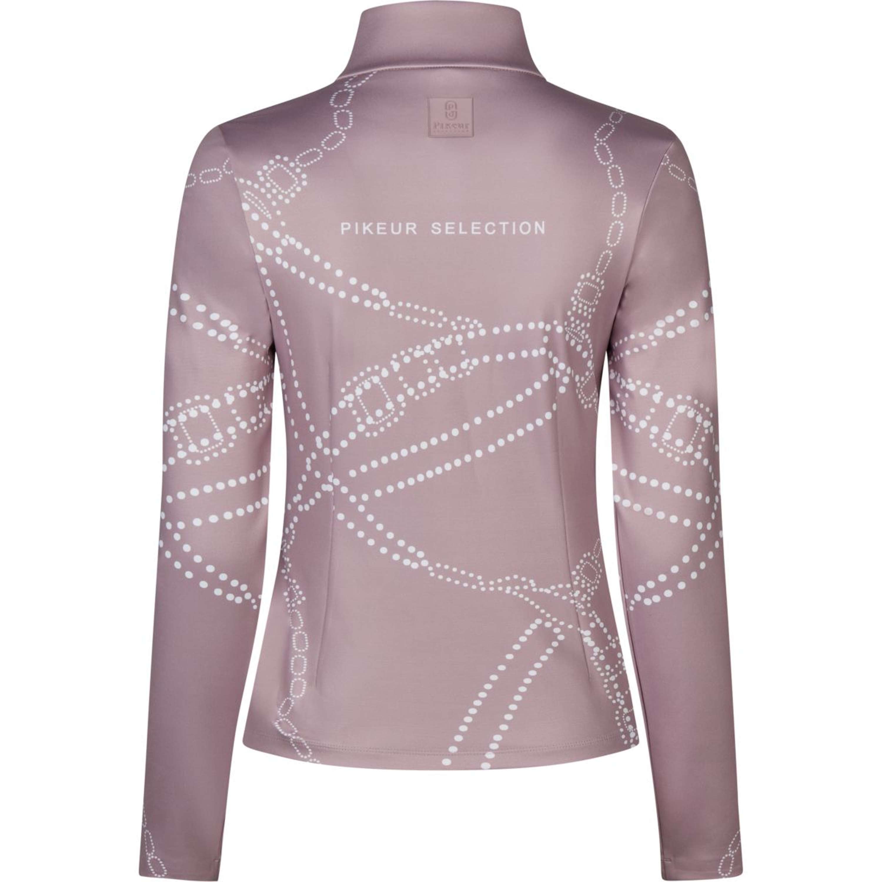 Pikeur Shirt Zip Print Selection AW26 Lange Mouwen Ash Mauve