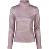 Pikeur Shirt Zip Print Selection AW26 Lange Mouwen Ash Mauve