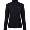 Pikeur Shirt Zip Rip Selection AW26 Lange Mouwen Zwart