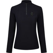 Pikeur Shirt Zip Rip Selection AW26 Lange Mouwen Zwart