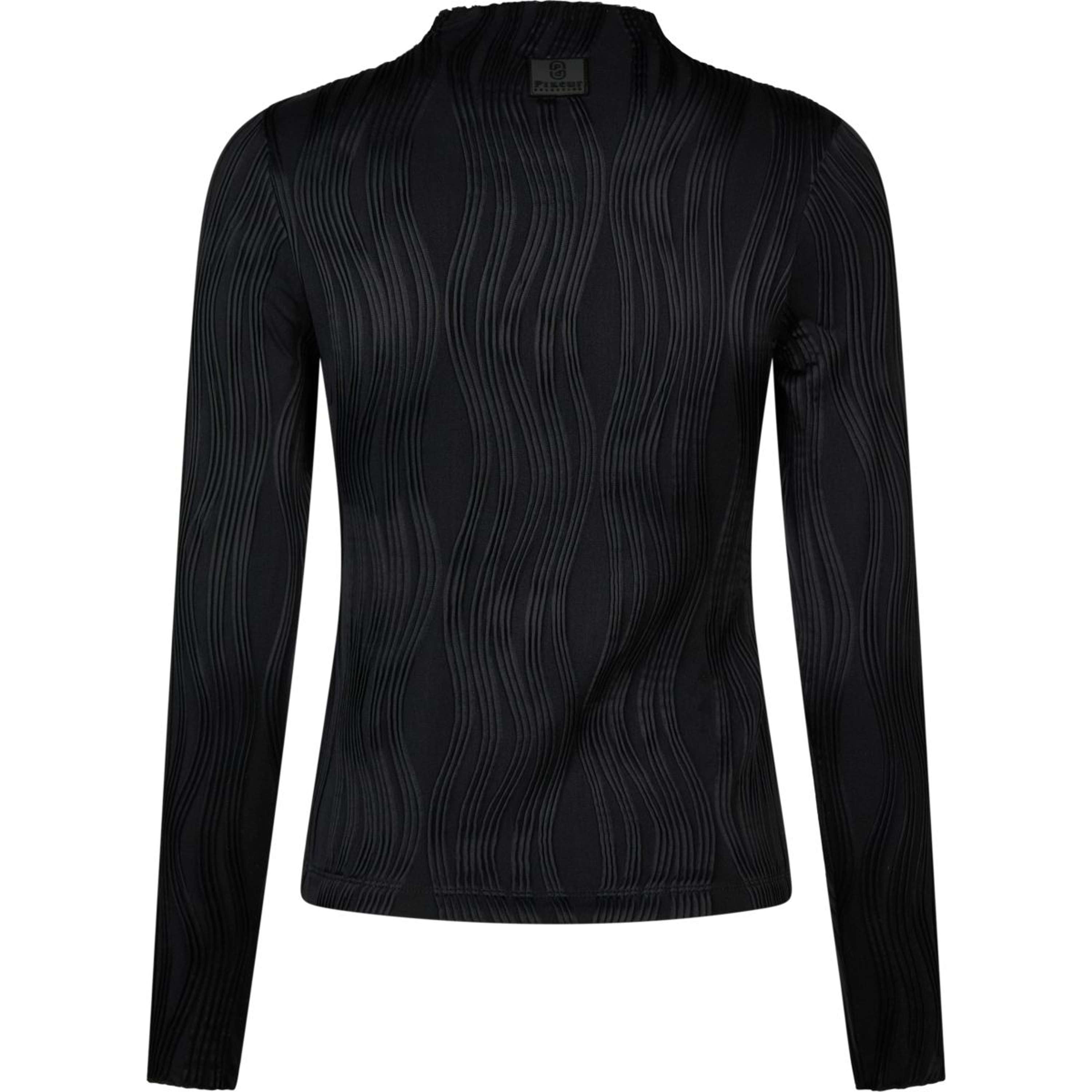Pikeur Shirt Waveline Selection AW26 Lange Mouwen Zwart