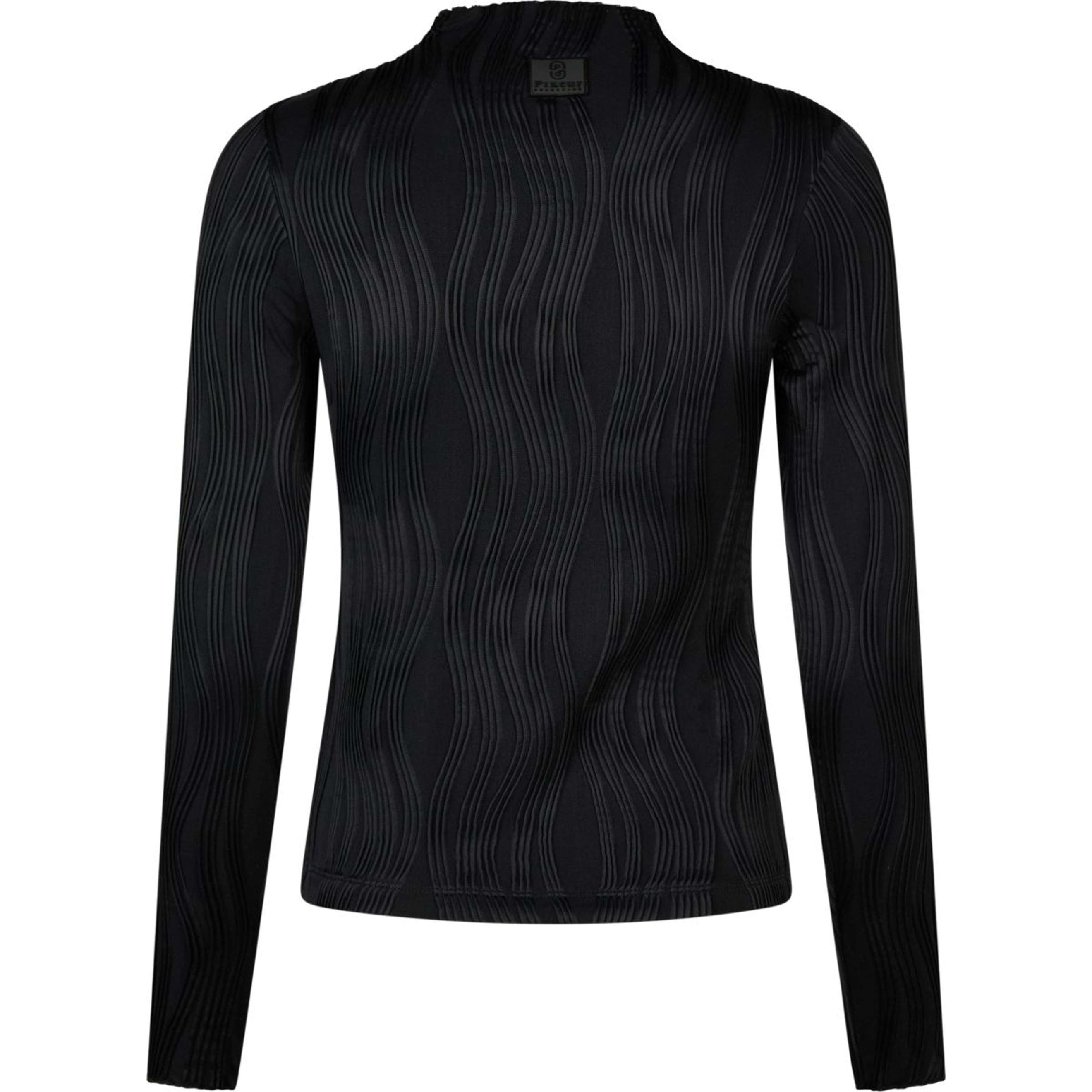 Pikeur Shirt Waveline Selection AW26 Lange Mouwen Zwart