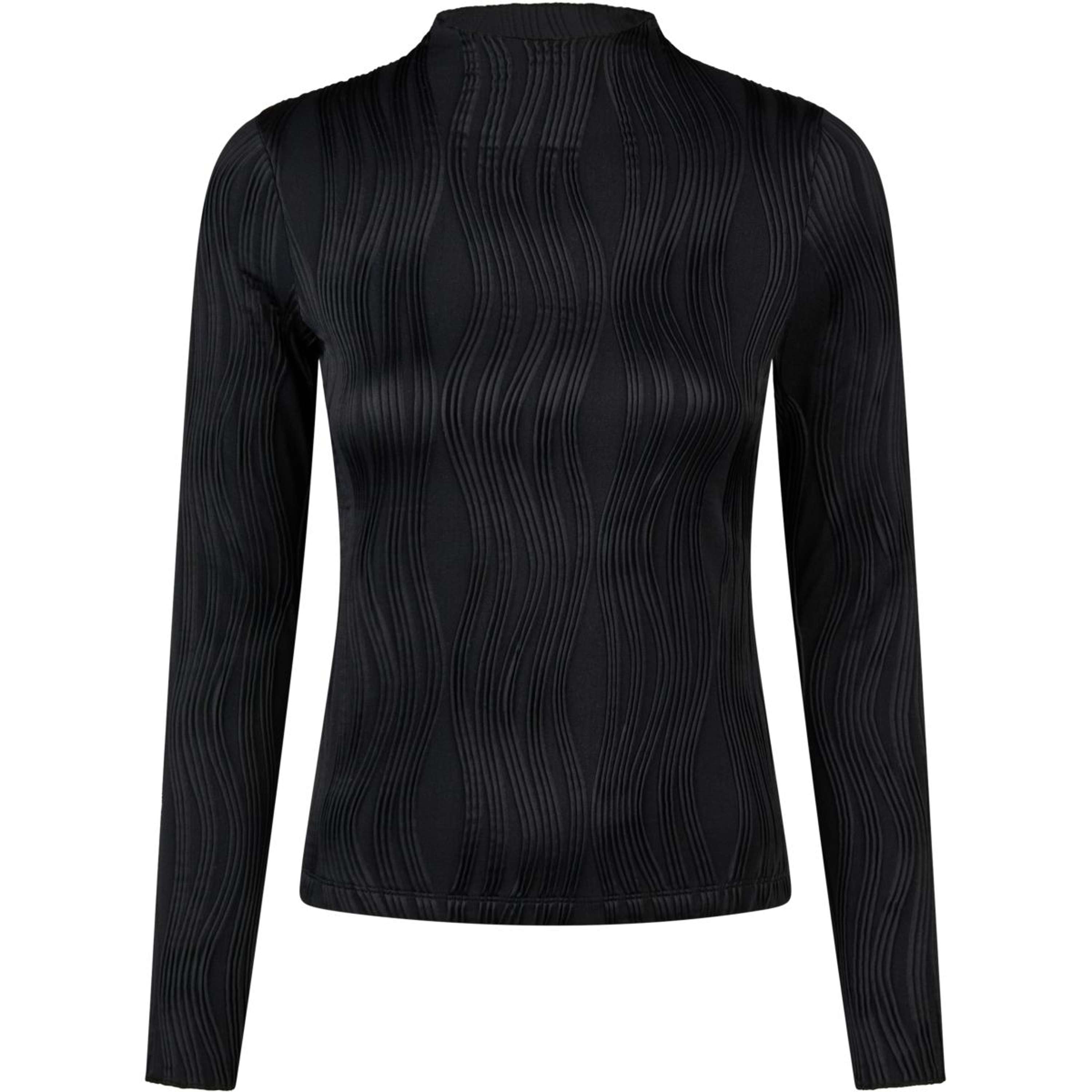 Pikeur Shirt Waveline Selection AW26 Lange Mouwen Zwart
