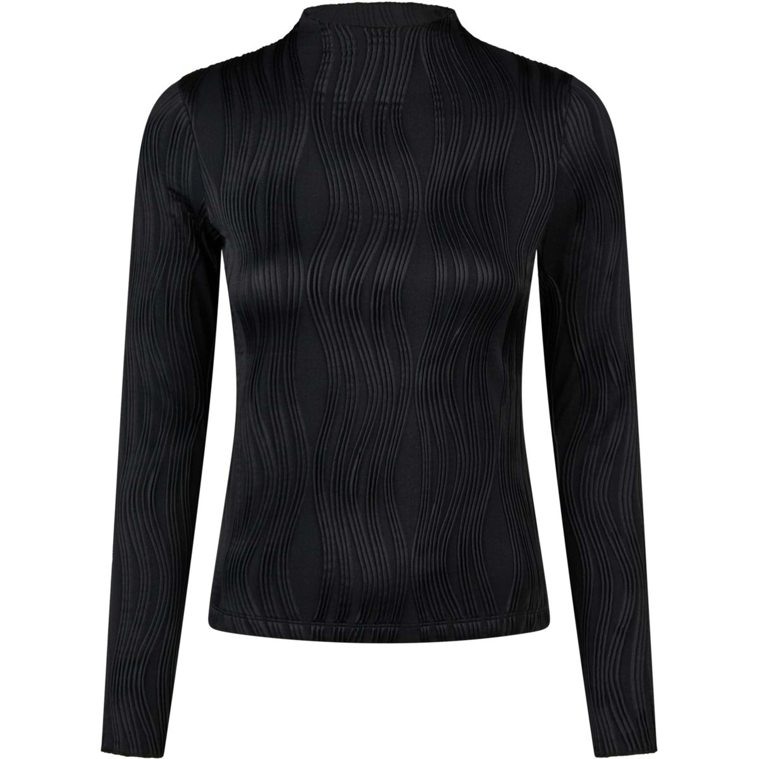 Pikeur Shirt Waveline Selection AW26 Lange Mouwen Zwart