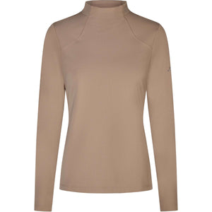 Pikeur Shirt Rollneck Athleisure AW26 Mocha Cream Pikeur Shirt Rollneck Athleisure AW26 Mocha Cream