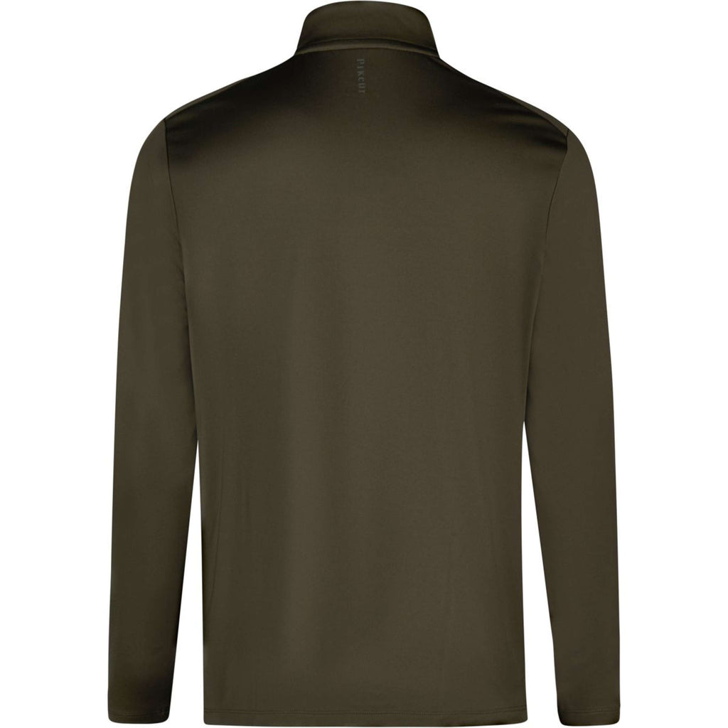 Pikeur Shirt Zip Athleisure AW26 Heren Olive Green