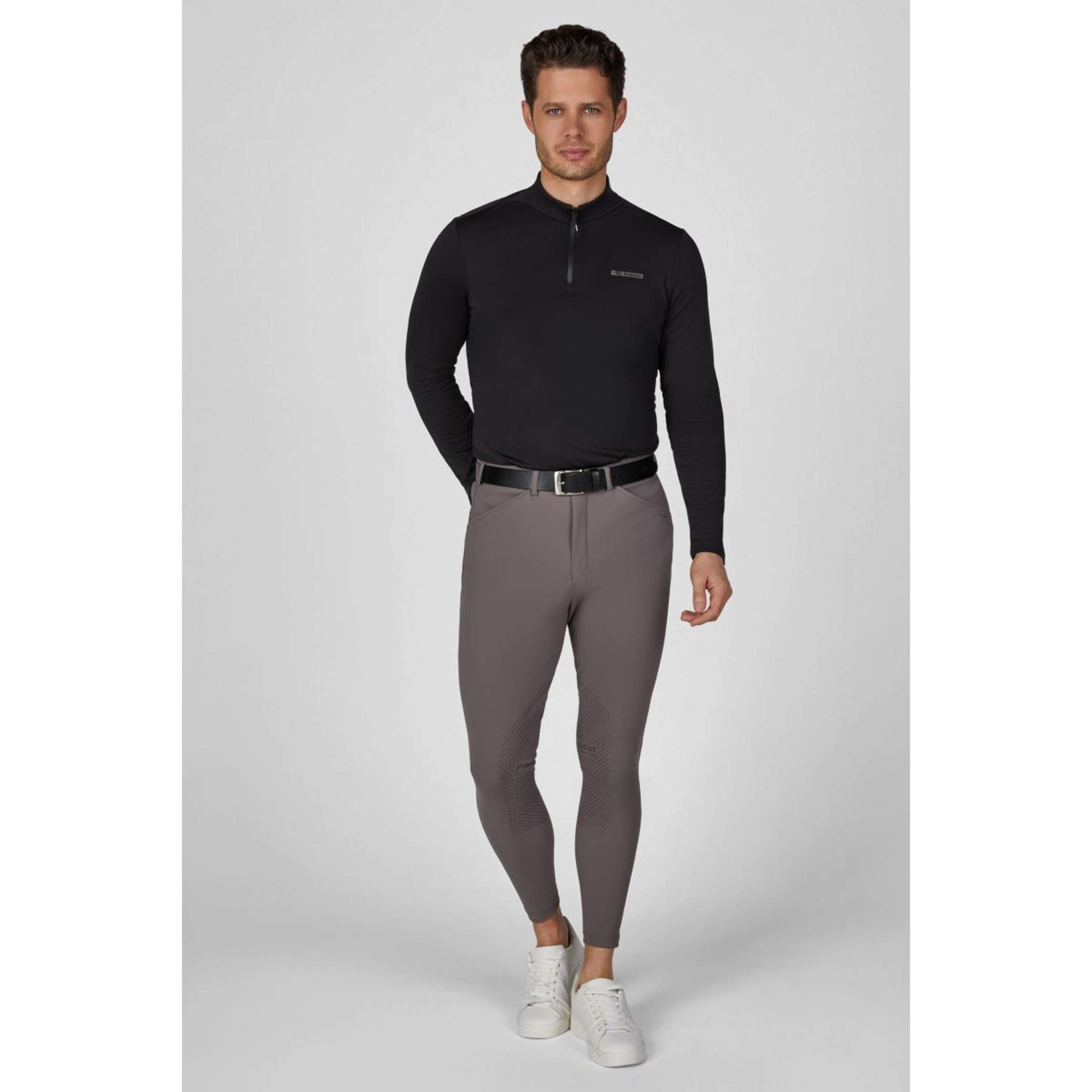 Pikeur Shirt Zip Athleisure AW26 Heren Zwart