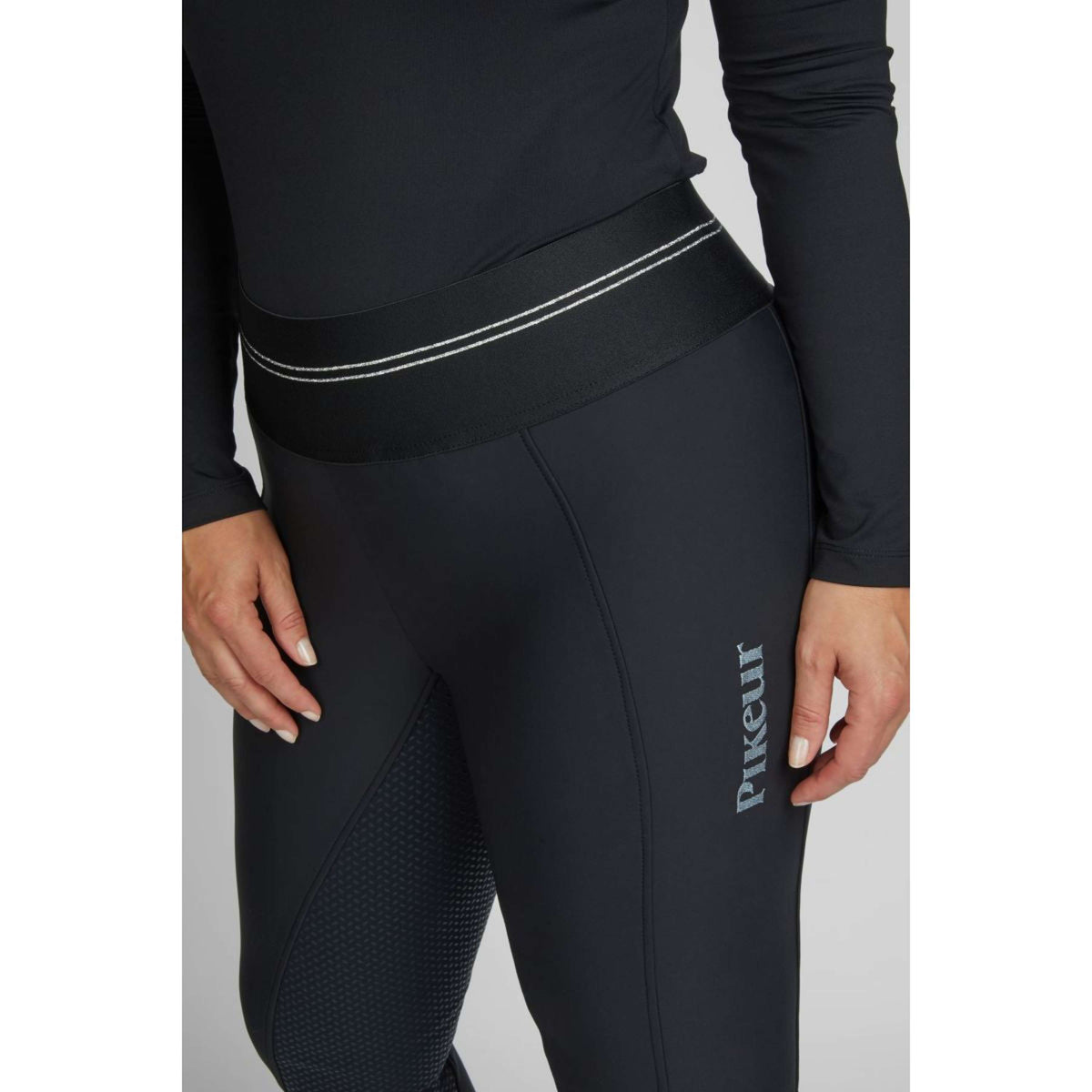 Pikeur Rijbroek Gia Athleisure Softshell Full Grip Zwart