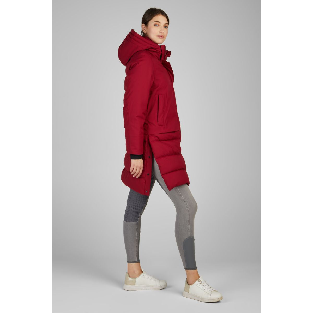 Pikeur Lange Jas Sports Raincoat Rumba Red