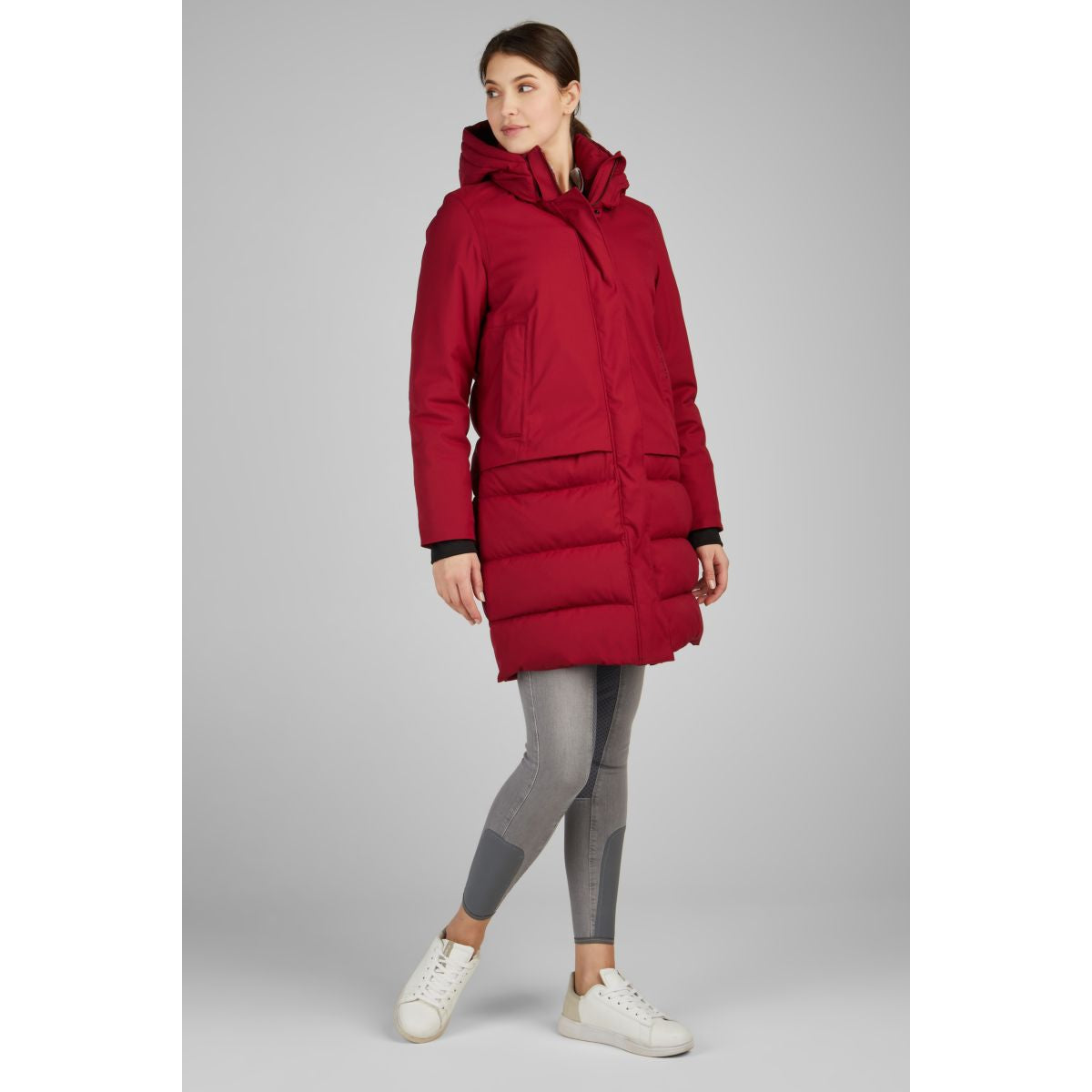 Pikeur Lange Jas Sports Raincoat Rumba Red