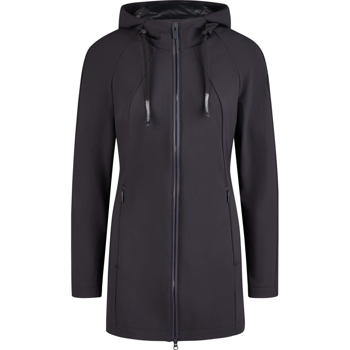 Pikeur Lange Jas Athleisure Softshell Zwart