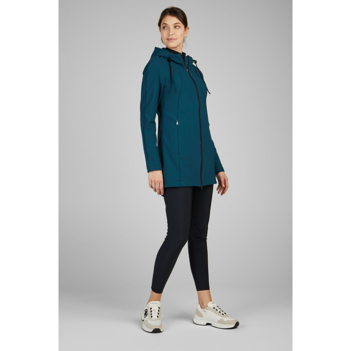 Pikeur Lange Jas Athleisure Softshell Deep Ocean