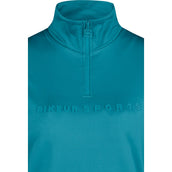 Pikeur Shirt Sports met Rits Coast Blue