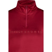 Pikeur Shirt Sports met Rits Rumba Red