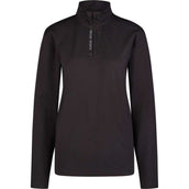 Pikeur Shirt Sports Zip Heren Zwart