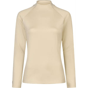 Pikeur Shirt Roll Neck Athleisure AW25 Pale Almond