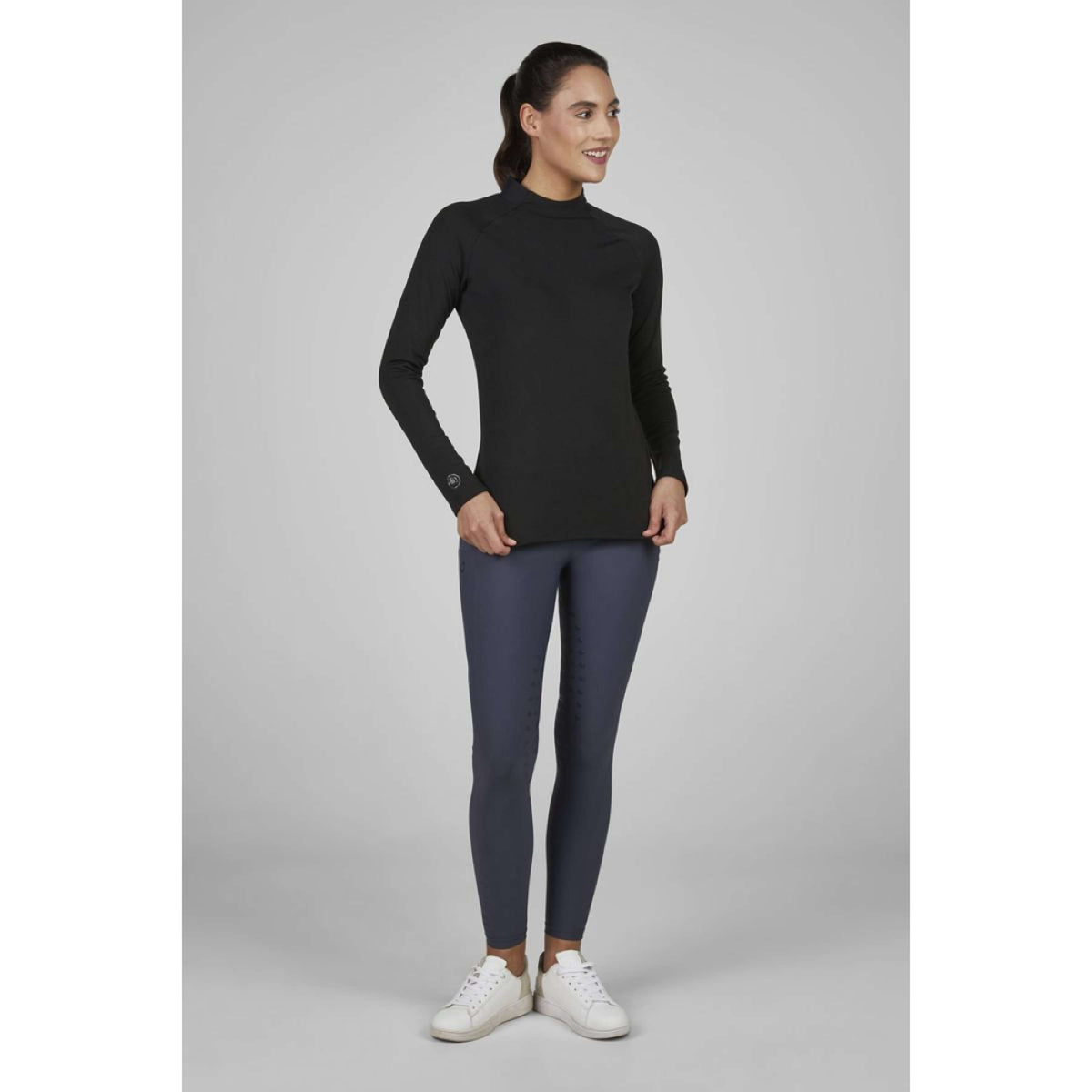 Pikeur Shirt Roll Neck Athleisure AW25 Zwart