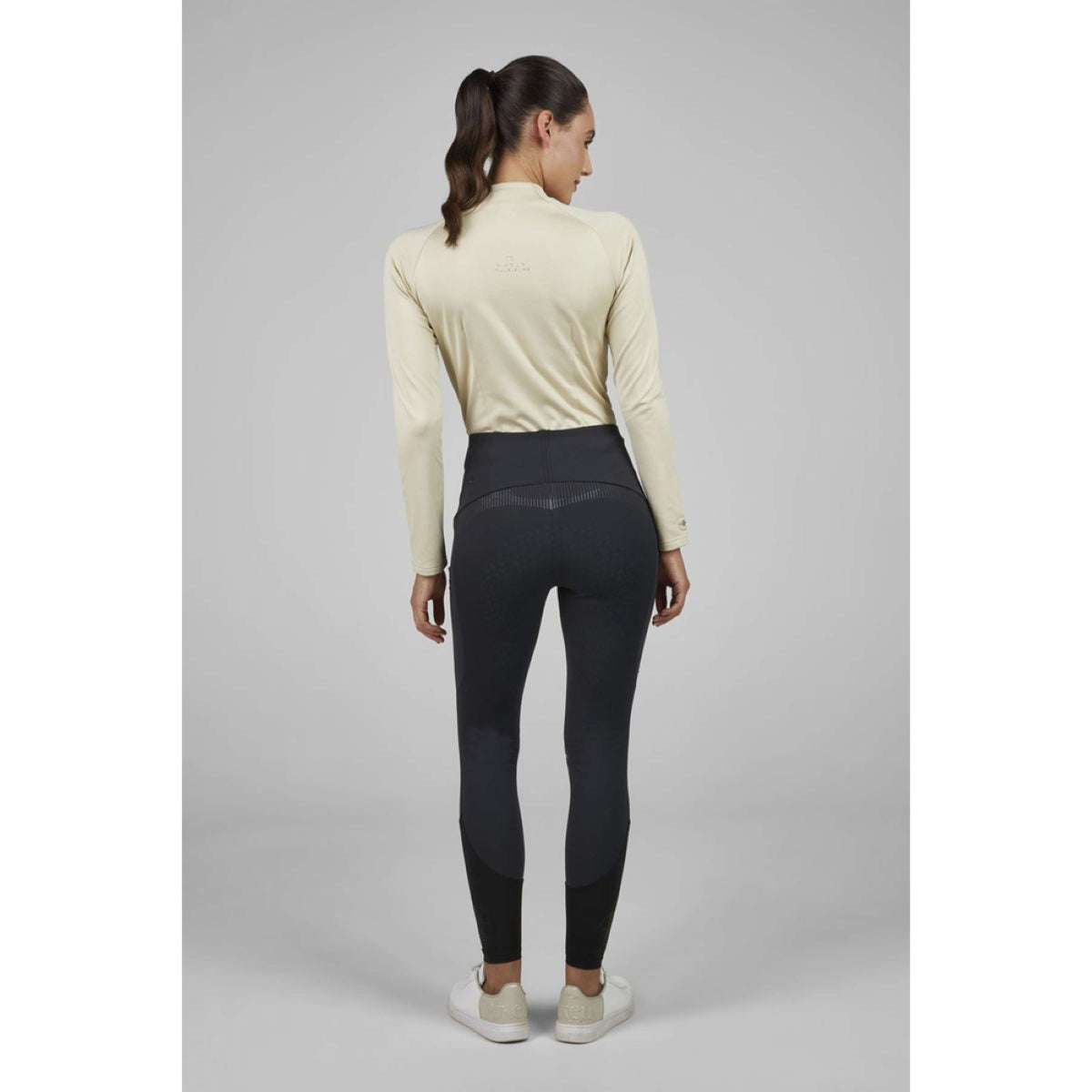 Pikeur Shirt Roll Neck Athleisure AW25 Pale Almond