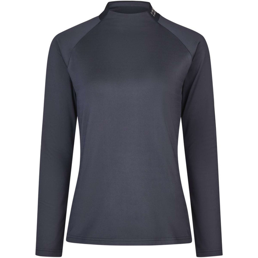 Pikeur Shirt Roll Neck Athleisure AW25 Graphite Blue