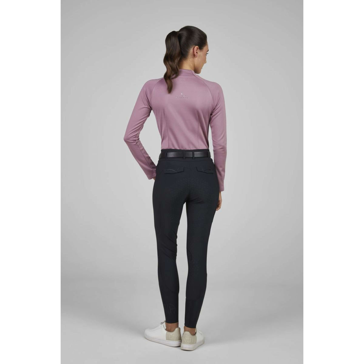 Pikeur Shirt Roll Neck Athleisure AW25 Berry Blush