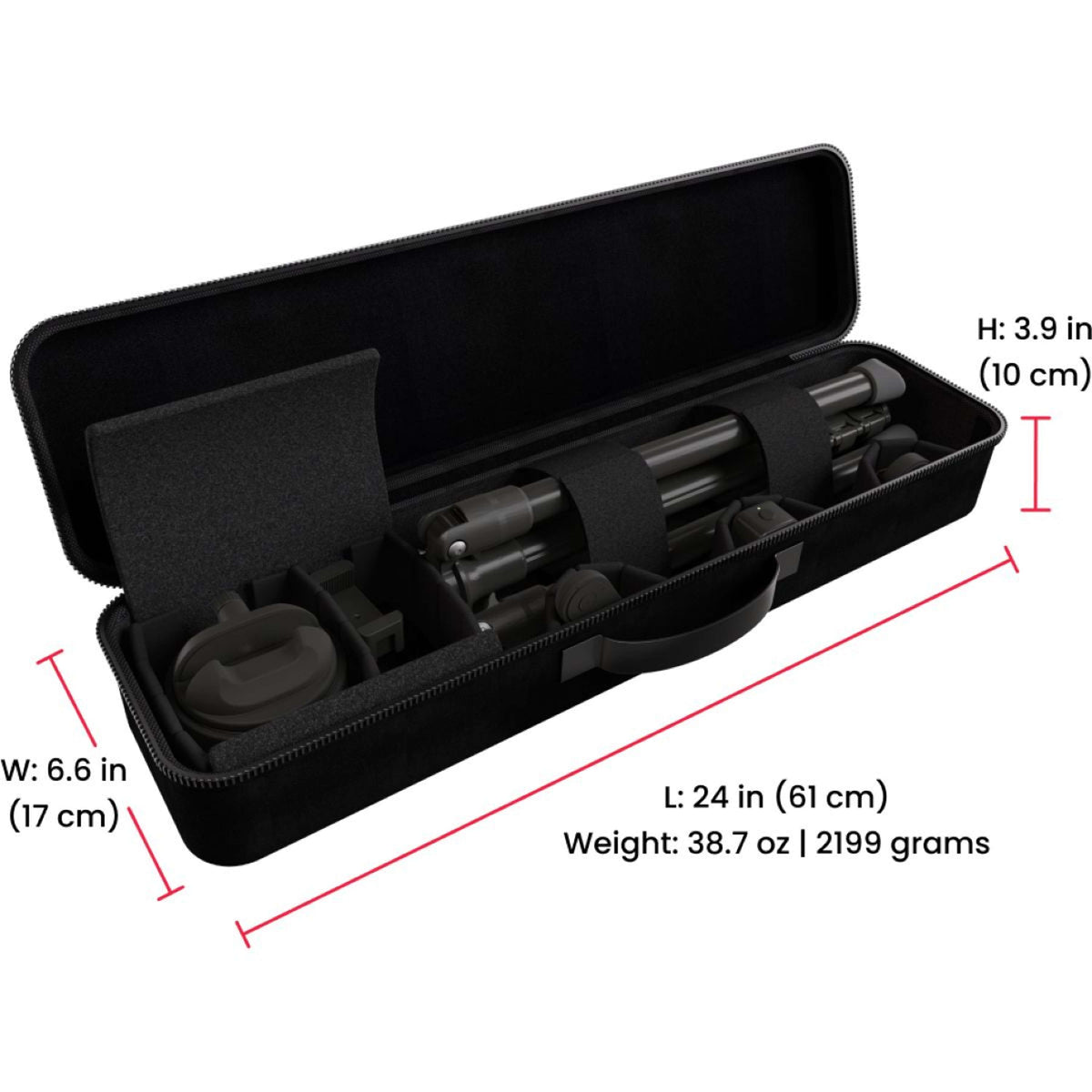 Pivo Travel Case Classic Zwart