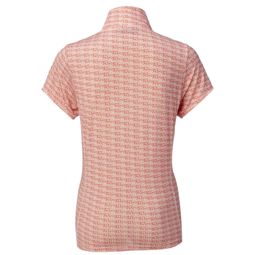 PK Poloshirt Dakota All Over Fluo Coral