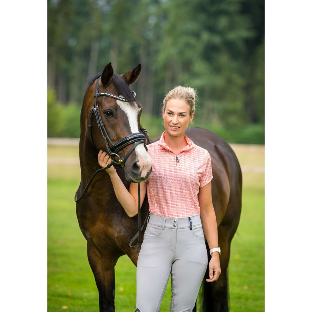 PK Poloshirt Dakota All Over Fluo Coral