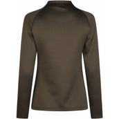 Eskadron Shirt Platinum Half-Zip Teak