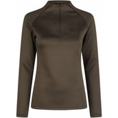 Eskadron Shirt Platinum Half-Zip Teak