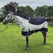 Velder Horsewear Premium Vliegendeken Rainless Fall Navy/Pearl Silver