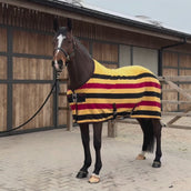 Velder Horsewear Deluxe Fleece Cooler Rug Zwart/Geel