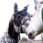 Velder Horsewear Vliegenmasker Zebra met Oren Zwart/Wit