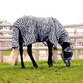 Velder Horsewear Vliegendeken met Hals Zebra Zwart/Wit