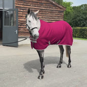Velder Horsewear Premium Waffle Cooler Rug Mulberry Red