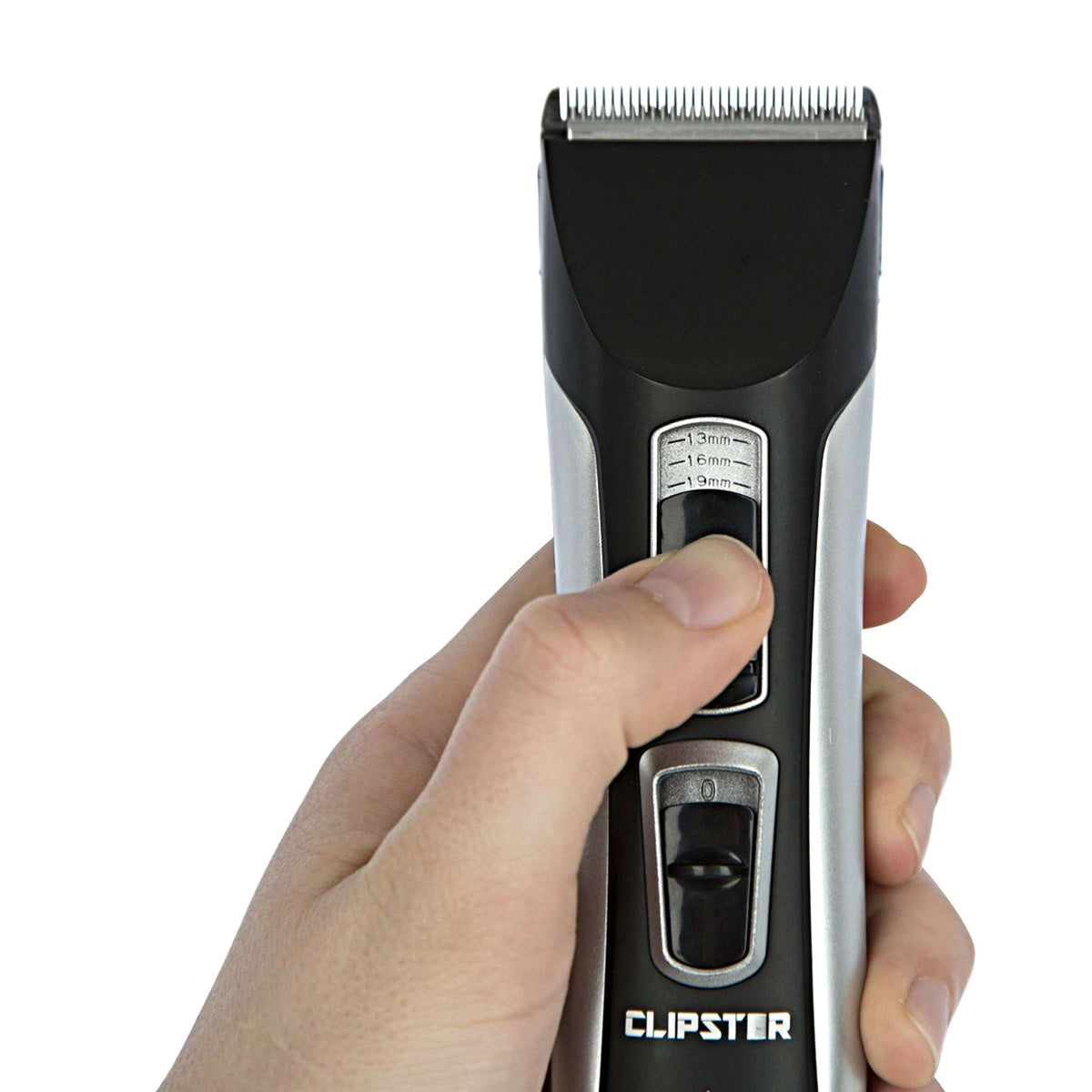 Clipster Akku Tondeuse DropiX Silver/Zwart