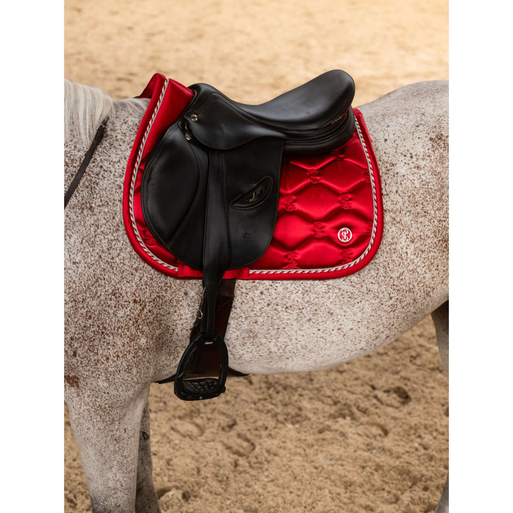 PS of Sweden Zadeldekje Signature Springen Cranberry Red