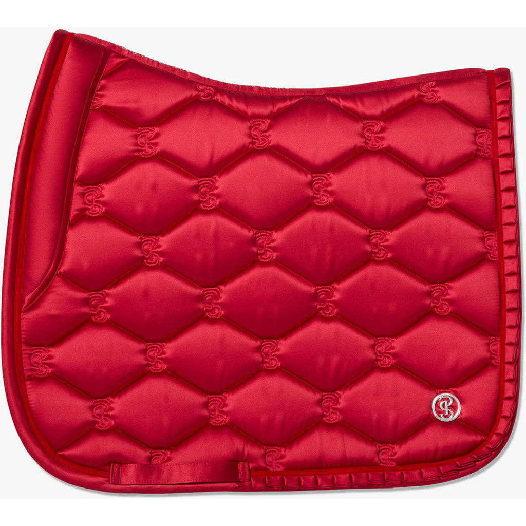 PS of Sweden Zadeldekje Ruffle Dressuur Cranberry Red