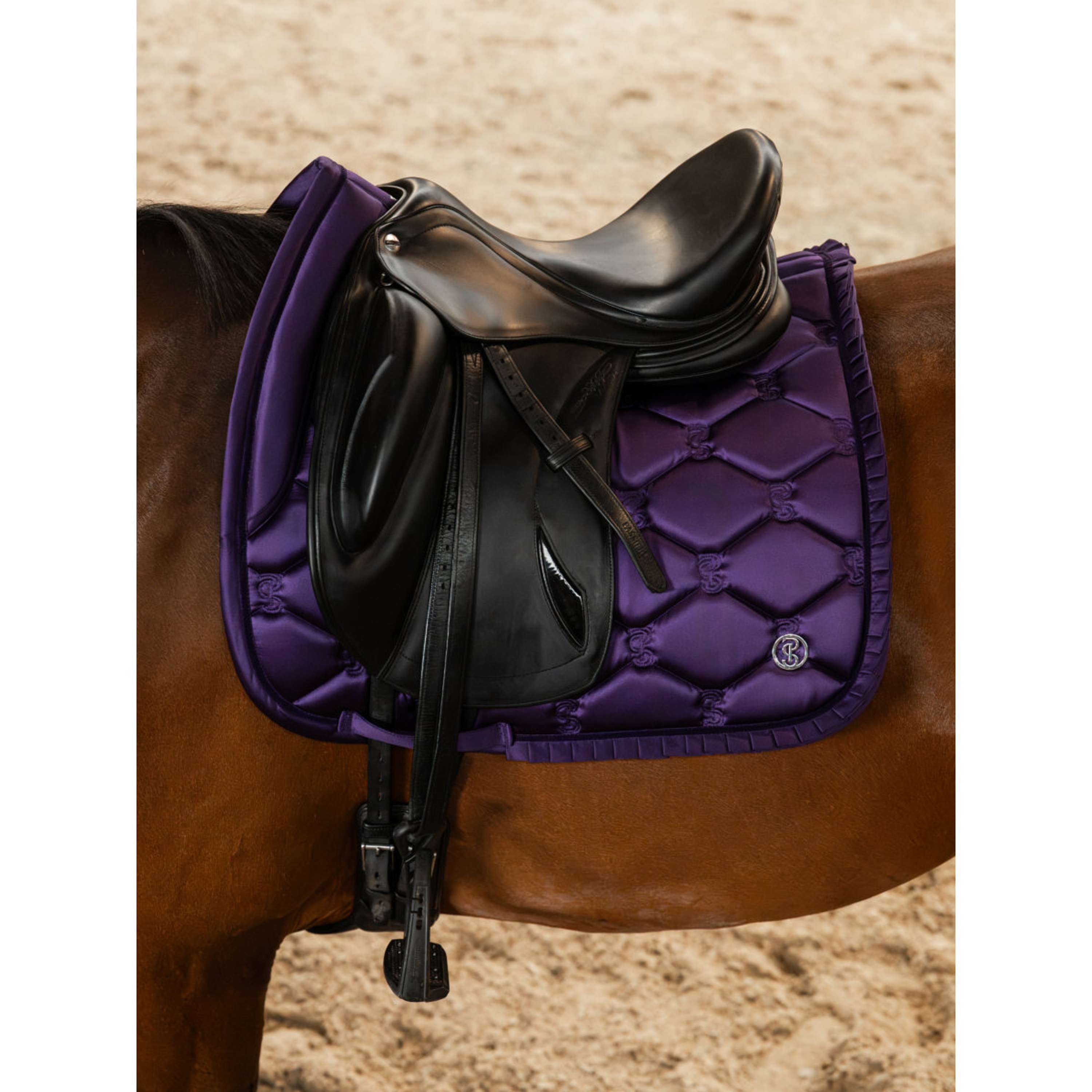PS of Sweden Zadeldekje Ruffle Dressuur Eclipse Purple