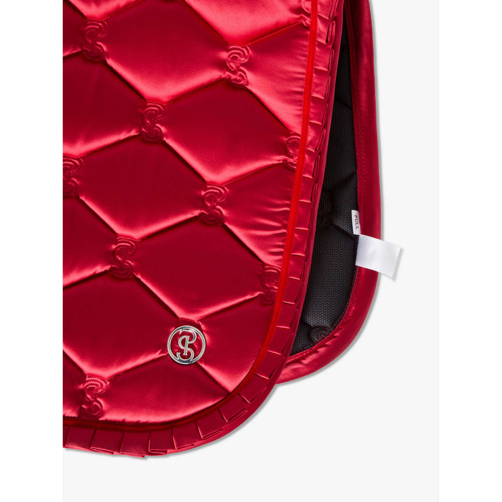 PS of Sweden Zadeldekje Ruffle Springen Cranberry Red