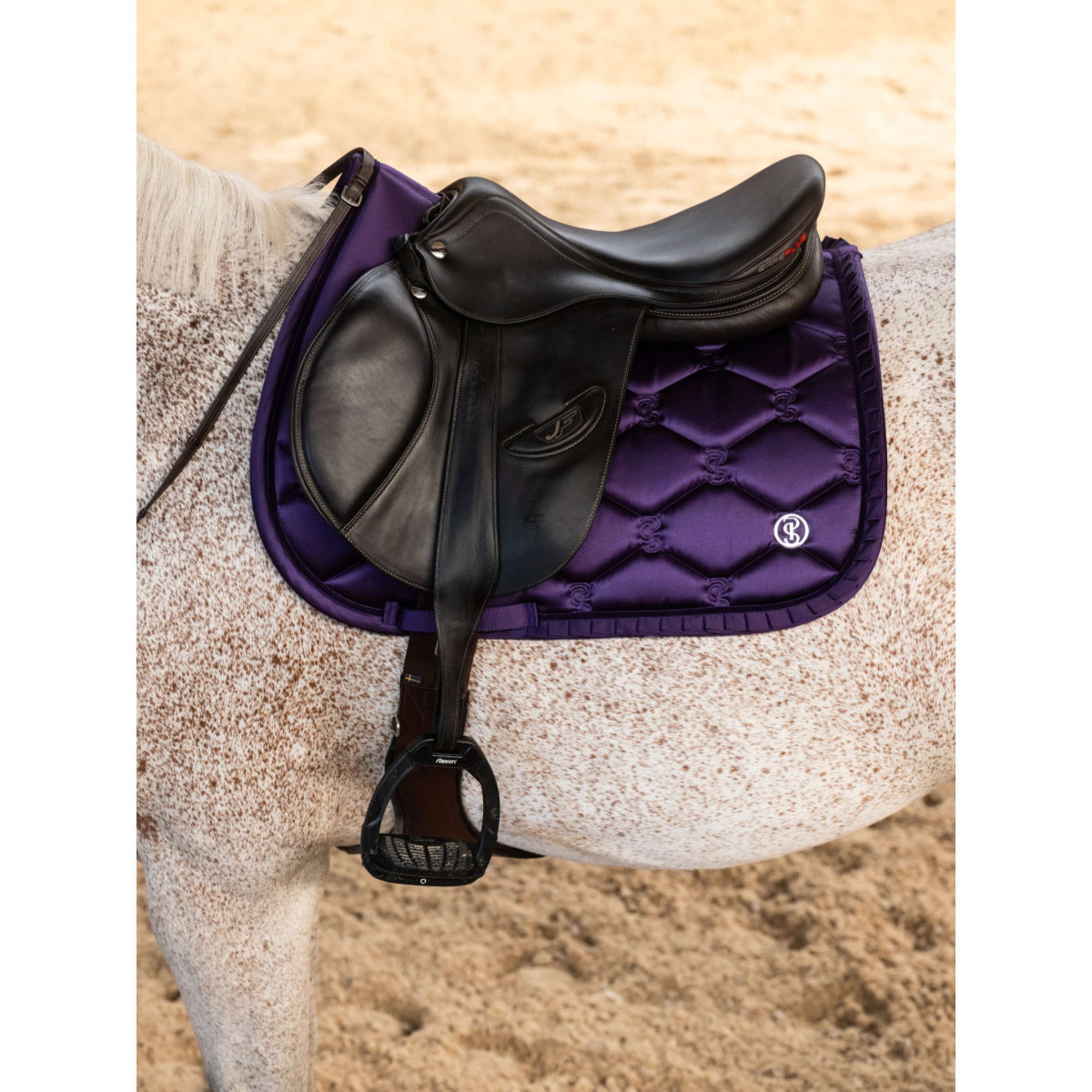 PS of Sweden Zadeldekje Ruffle Springen Eclipse Purple