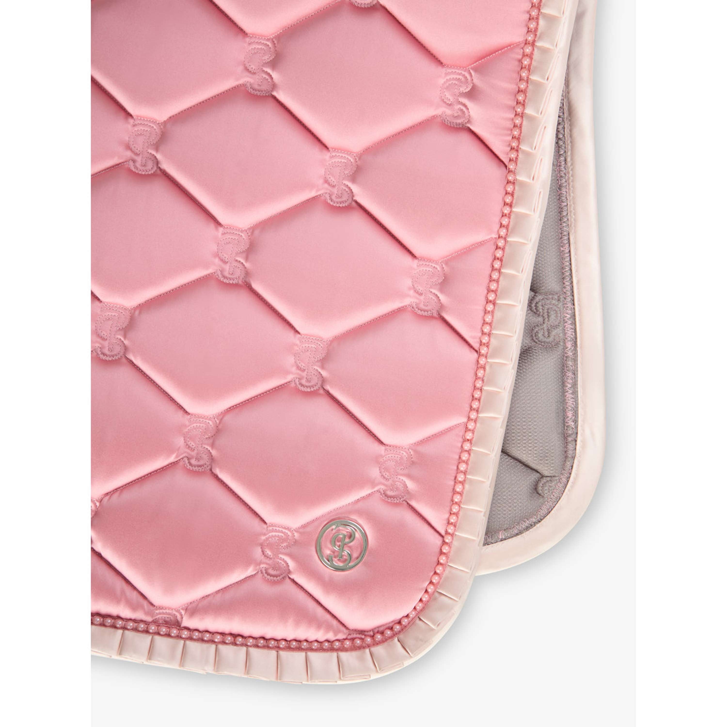 PS of Sweden Zadeldekje Ruffle Pearl Dressuur Vintage Pink