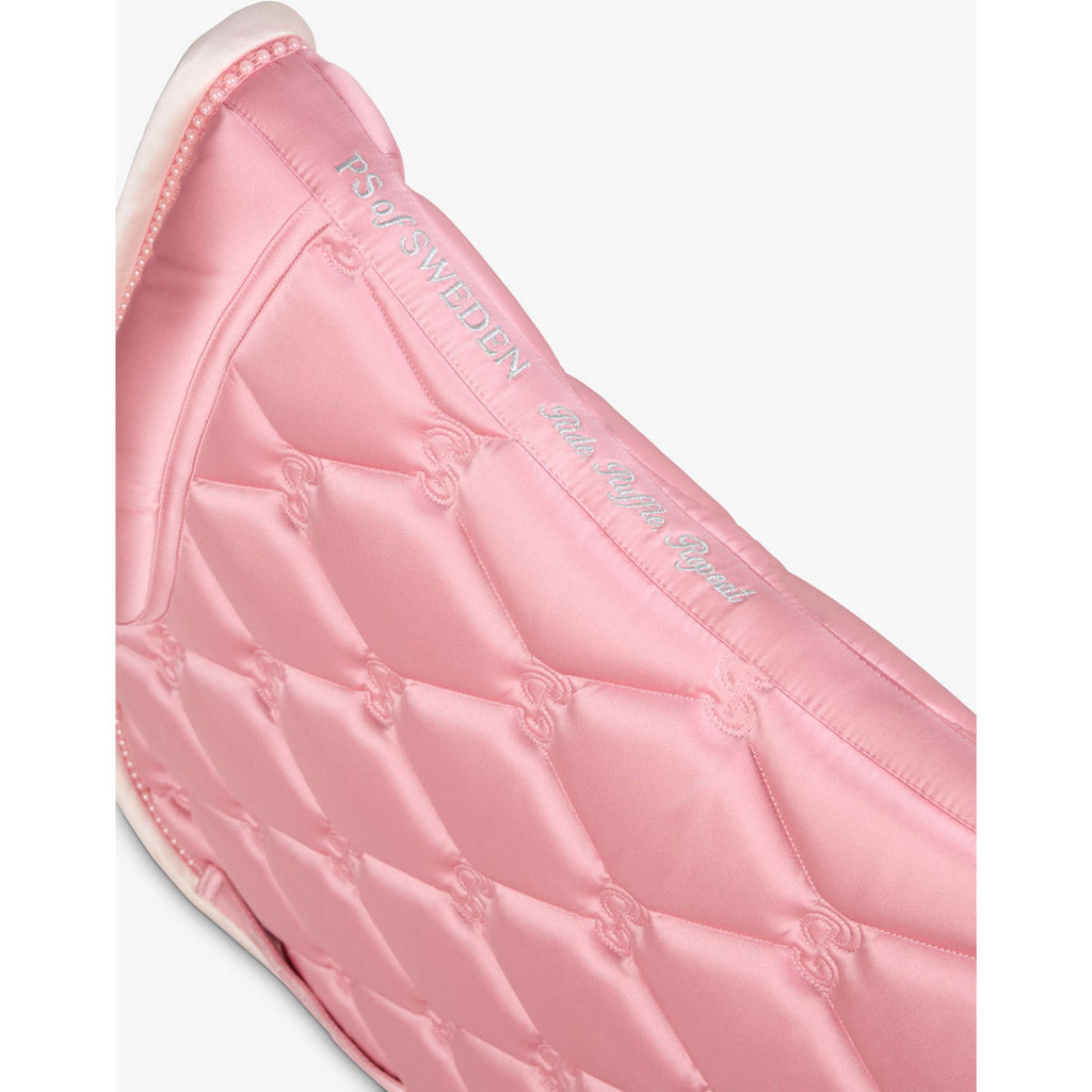PS of Sweden Zadeldekje Ruffle Pearl Dressuur Vintage Pink