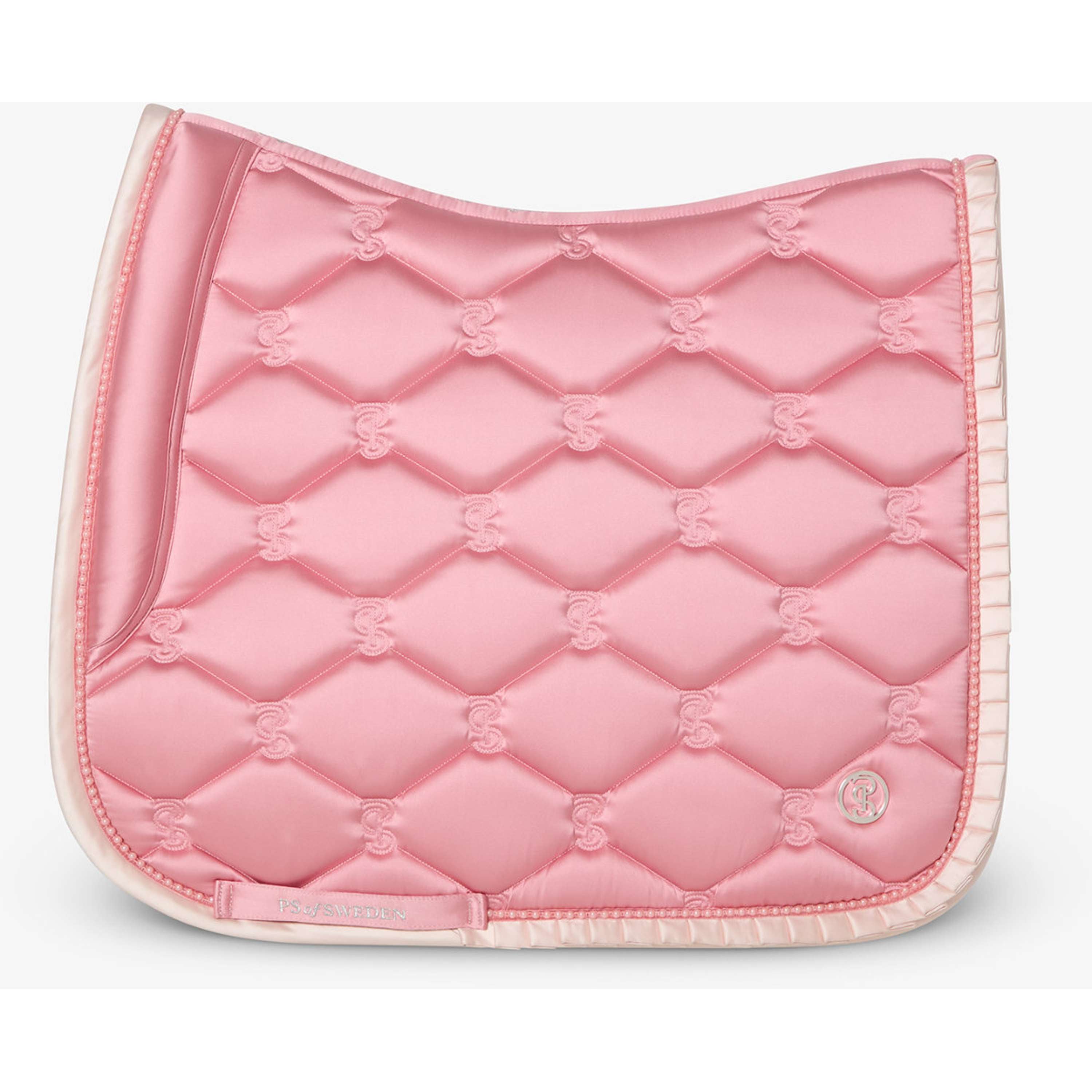 PS of Sweden Zadeldekje Ruffle Pearl Dressuur Vintage Pink