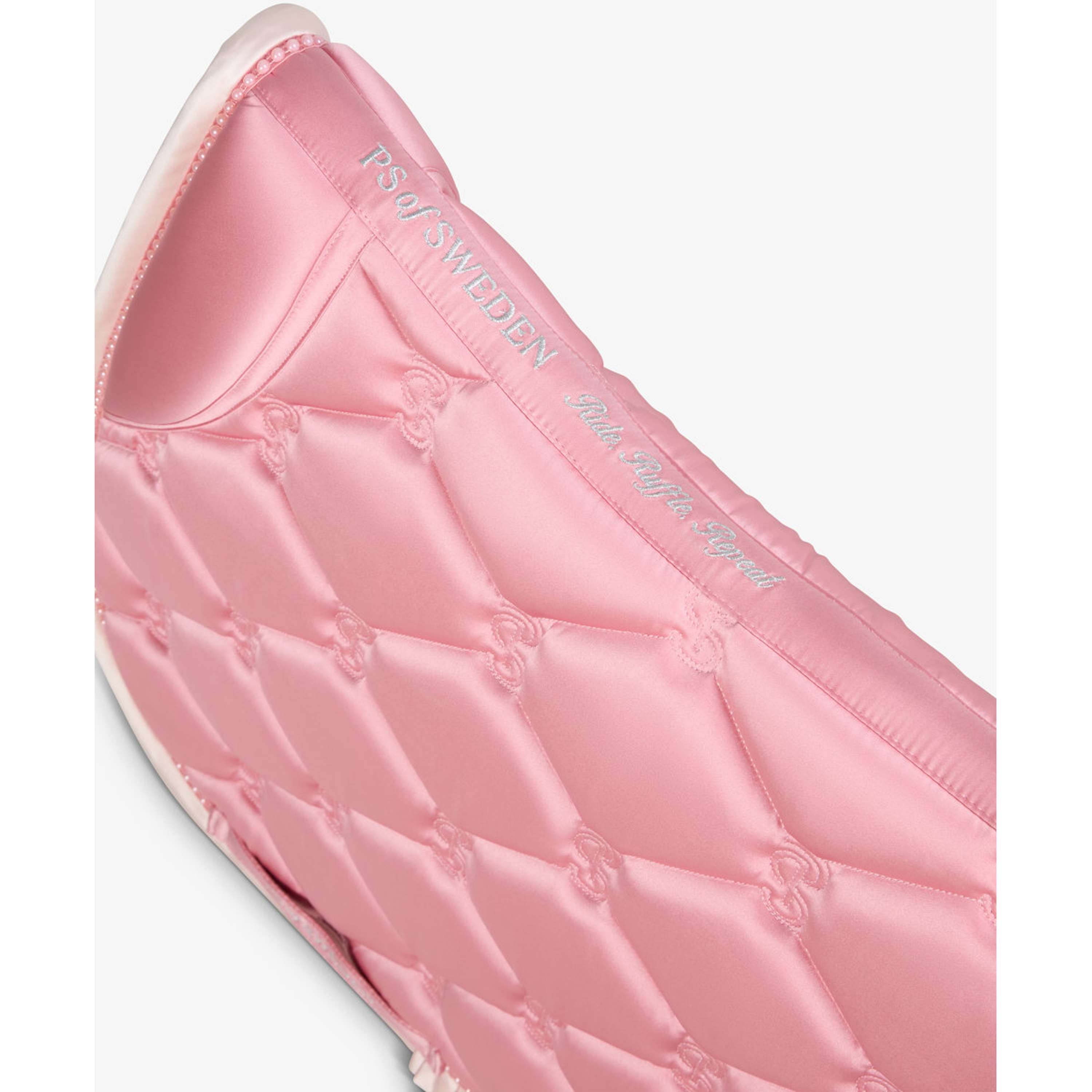 PS of Sweden Zadeldekje Ruffle Pearl Springen Vintage Pink