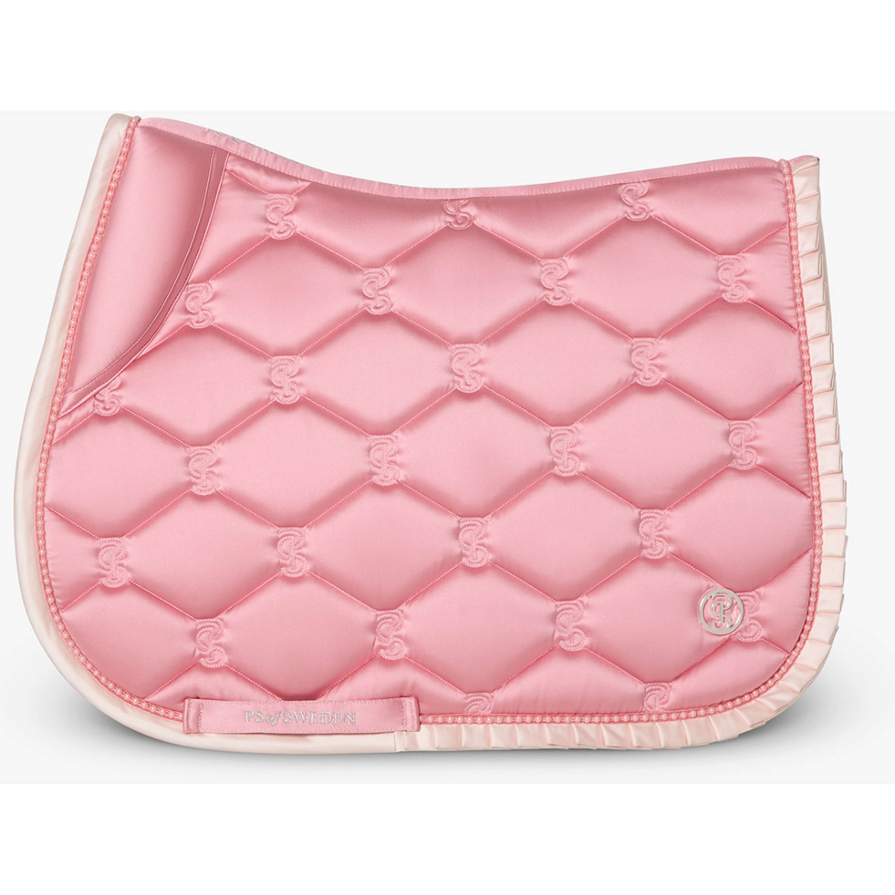 PS of Sweden Zadeldekje Ruffle Pearl Springen Vintage Pink