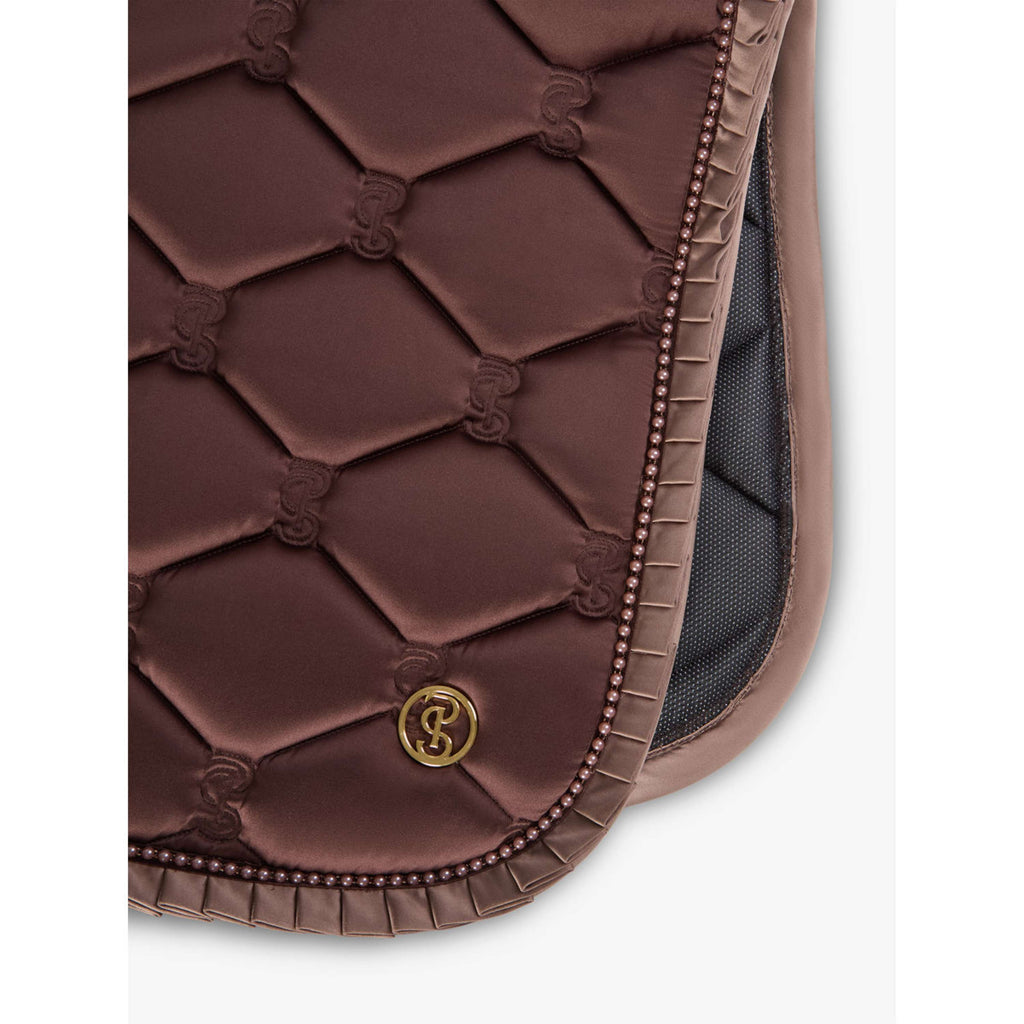 PS of Sweden Zadeldekje Ruffle Pearl Springen Earth Brown