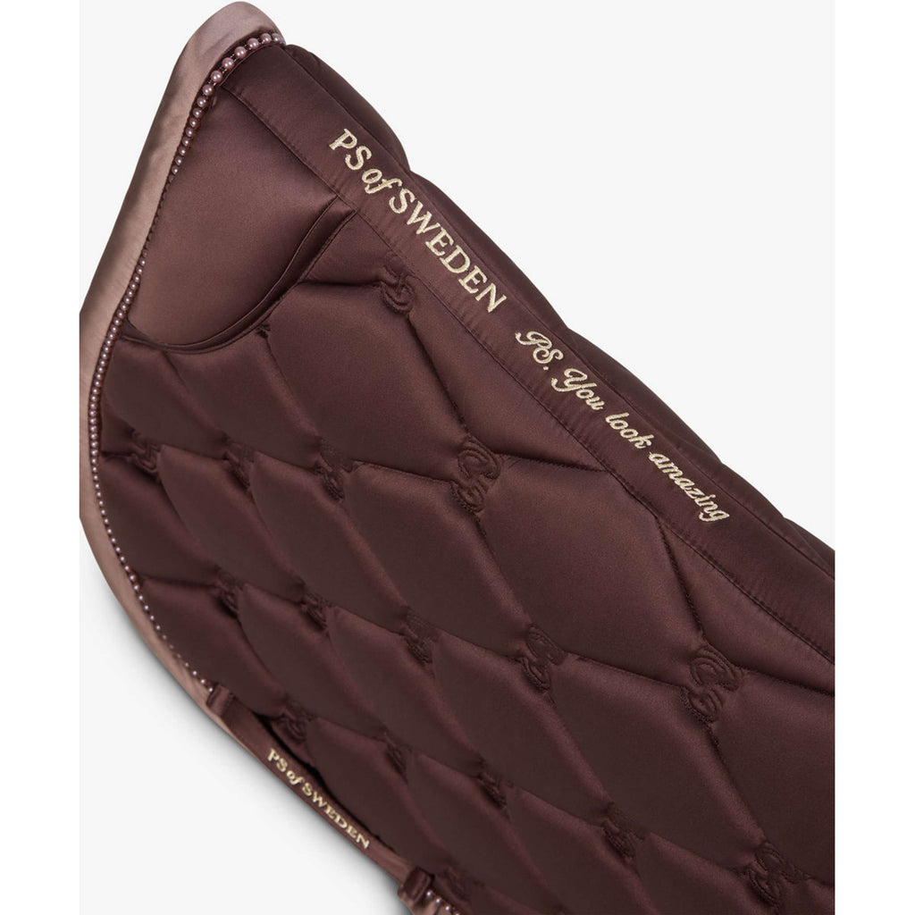 PS of Sweden Zadeldekje Ruffle Pearl Springen Earth Brown
